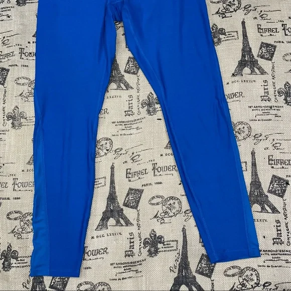 Juicy Couture NWT! Sport Moody Blue Mesh Inserts Essential Legging Size L - Picture 5 of 13